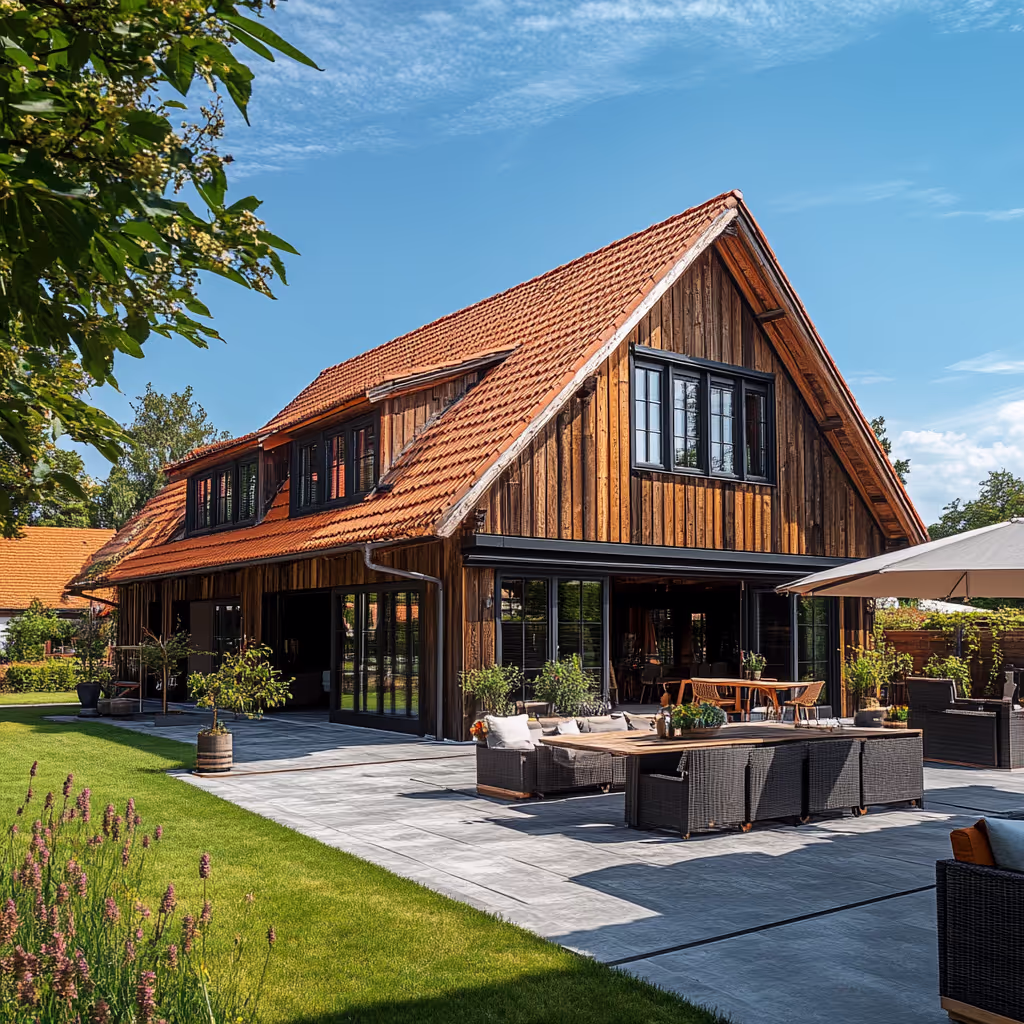 Modernisierte Scheune